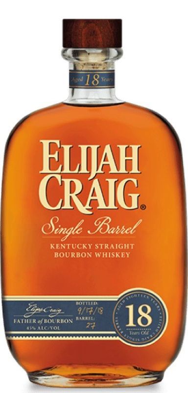 Elijah Craig 18 Year Old Straight Bourbon